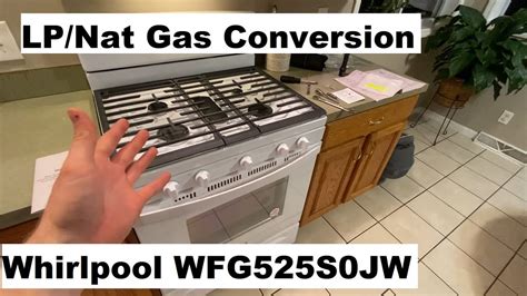 whirlpool gas stove lp conversion